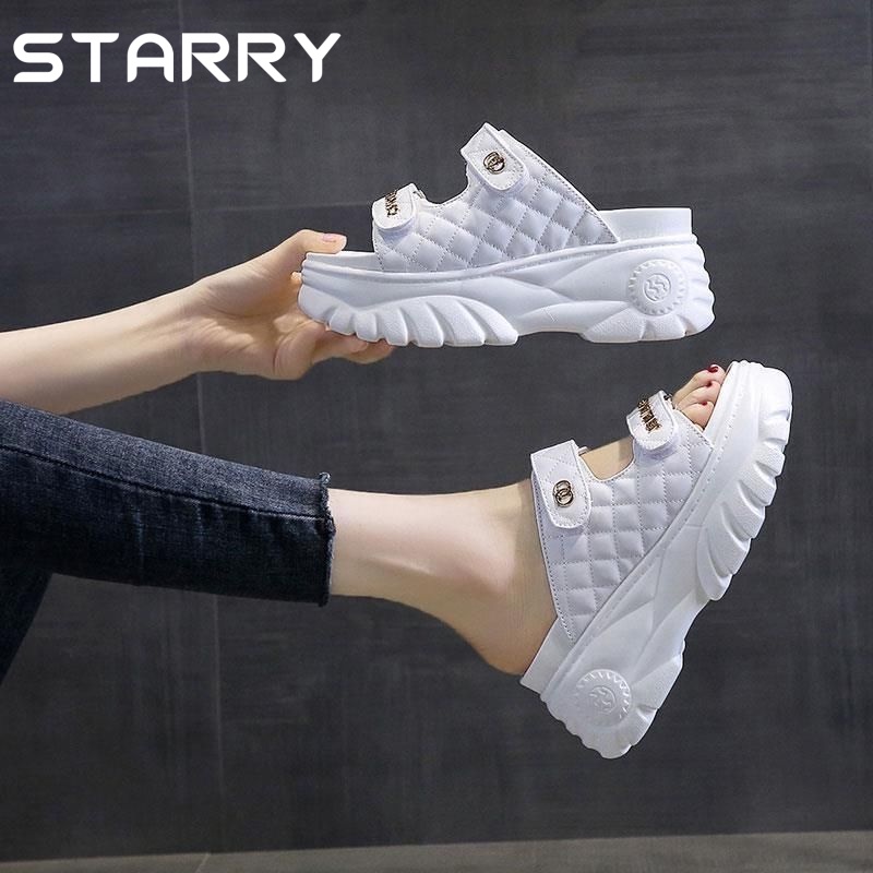 STARRY dép sandal nữ dép nữ đế cao 2023 HOTSALE Dép đế dày thời trang FGD2391COO38Z230919