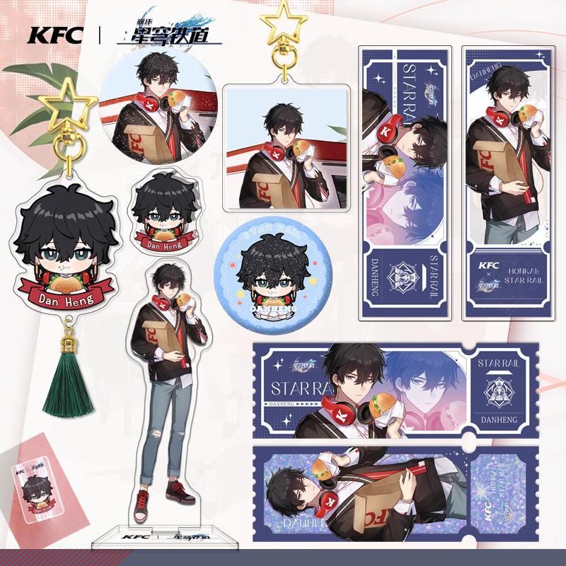 Cool honkai: Starrail kfc Huy Hiệu anime Thứ 7 Trang Trí Nhà Cửa Cho Người Hâm Mộ