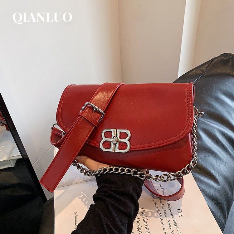 QIANLUO túi xách nữ túi đeo chéo kẹp nách đeo vai 2023NEW INS Giá rẻ Cute Tiện dụng GDJ2392OK838Z230920