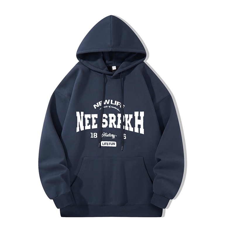 Áo hoodie Dáng Rộng Phong Cách Thể Thao Thời Trang Thu Đông Cho Nam