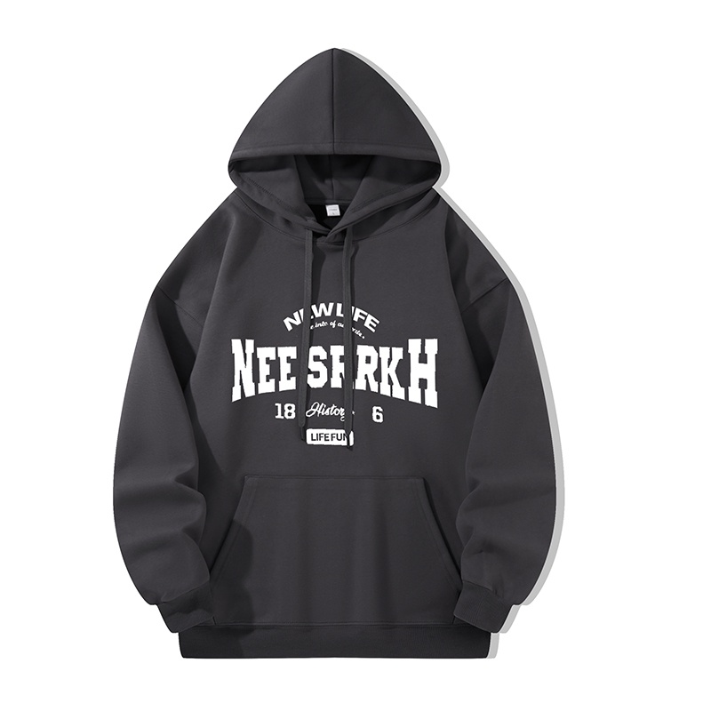 Áo hoodie Dáng Rộng Phong Cách Thể Thao Thời Trang Thu Đông Cho Nam