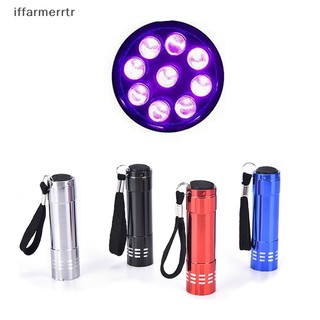 Đèn Pin Chiếu Tia uv mini 9 Bóng led Siêu Sáng