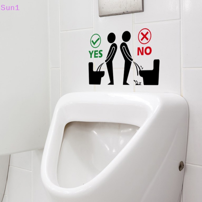 Sun1 > Nhãn Dán toilet Tự Dính Tháo Rời Được Họa Tiết 3d Cá Tính