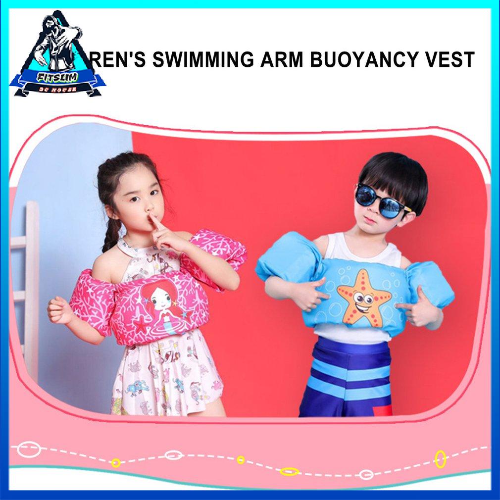 Cartoon Swimming Arm Ring Safety Life Jackets Kids Water Sleeve Buoyancy Vest