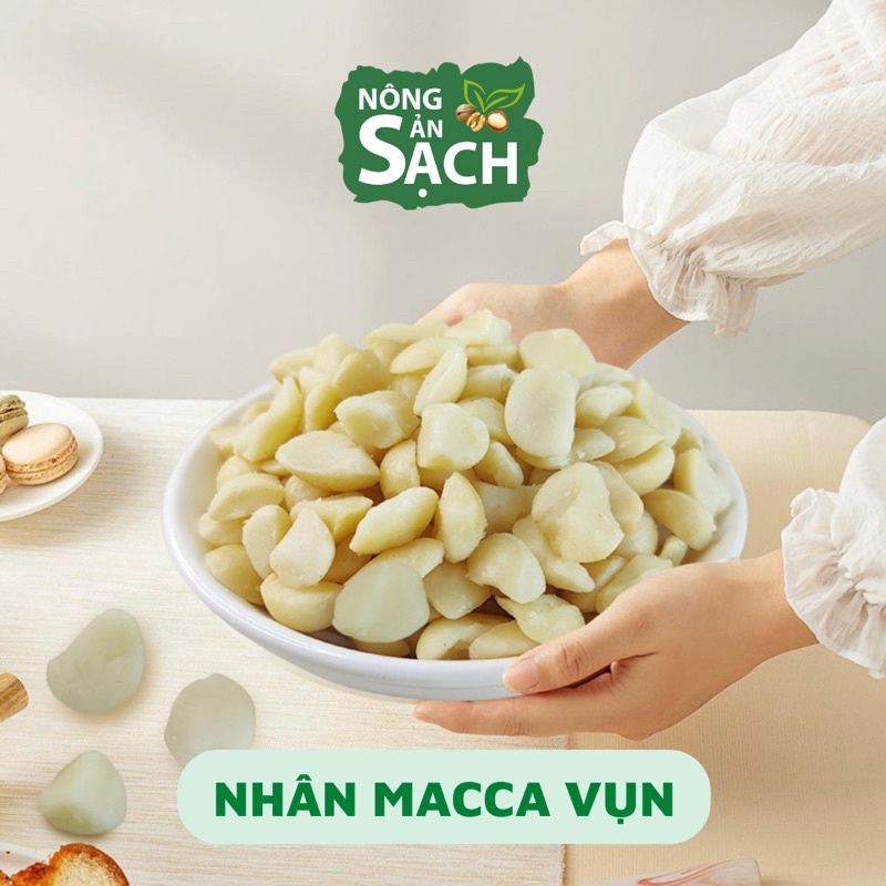 500g Nhân Hạt Macca Sống Vụn Dùng Để Làm Bánh,Làm Sữa