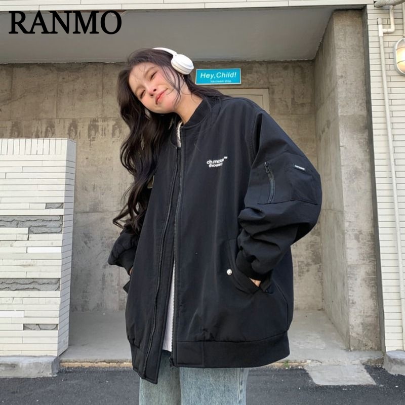 RANMO áo khoác dù áo khoác bomber casual trendy Fashion Korean WJK2391EM238Z230921