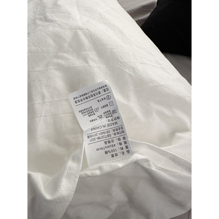 1 Cặp Vỏ Gối cotton 48x74cm Đơn Giản Cho Bé