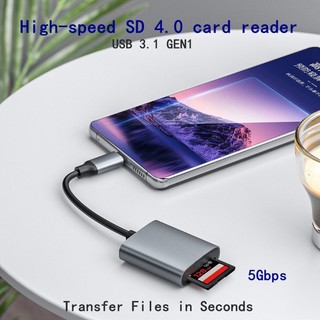 Đầu Đọc Thẻ Nhớ Đa Năng Cổng usb type-c Sang ms