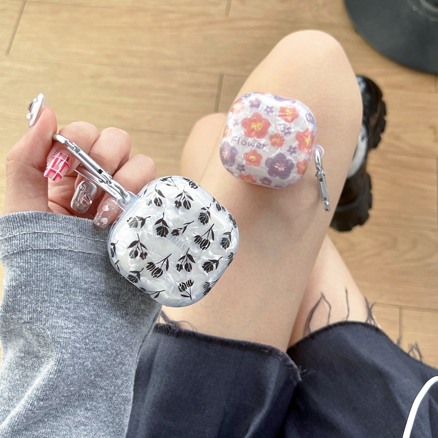 Sang Trọng Vỏ Bảo Vệ Hộp Sạc Tai Nghe samsung galaxy buds live / buds 2 pro / buds pro Bằng Chất Liệu Silicon