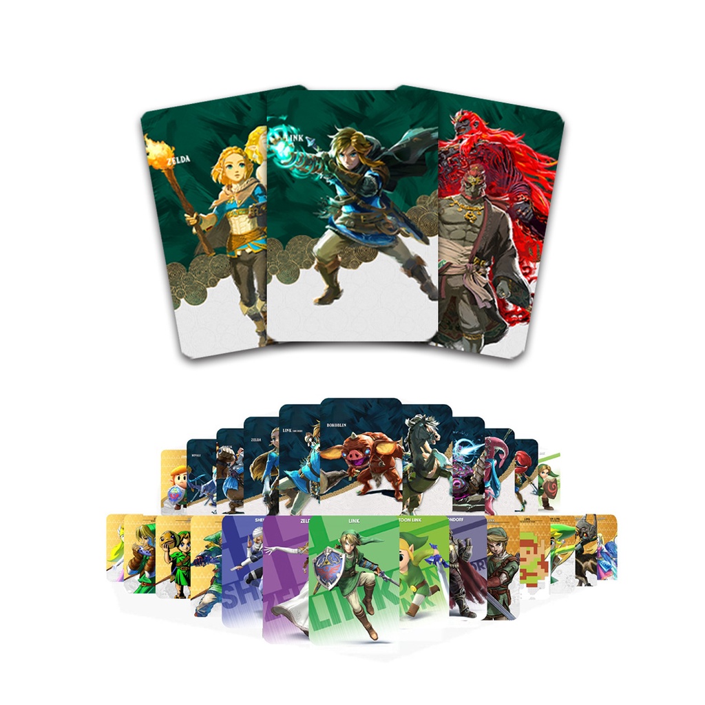 The Legend Of Zelda: Tears Of The Kingdom Truyền Thuyết Của Zelda: Nước Mắt Của Vương Quốc Amiibo Casselda Liên Kết Thẻ Hơi Thở Của Hoang Dã Đa Năng Đạo Cụ Liên Kết Thẻ Thẻ NFC