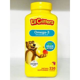 Kẹo gấu omega 3 và dha lil critters omega 3 dha gummy hộp 220 viên Healthy Care BeautiMax
