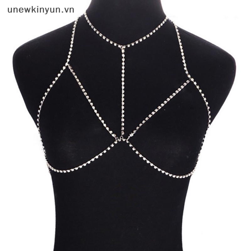 Uu Mới bikini Mắt Xích Đính Đá Pha Lê Sành Điệu vn