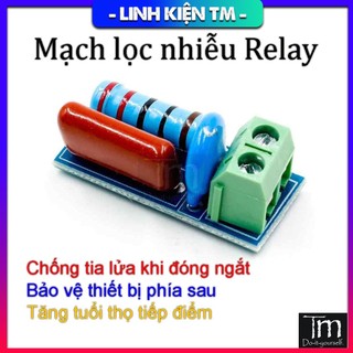 Mạch Lọc Nhiễu Relay - Contactor RC Absorption Snubber Protection