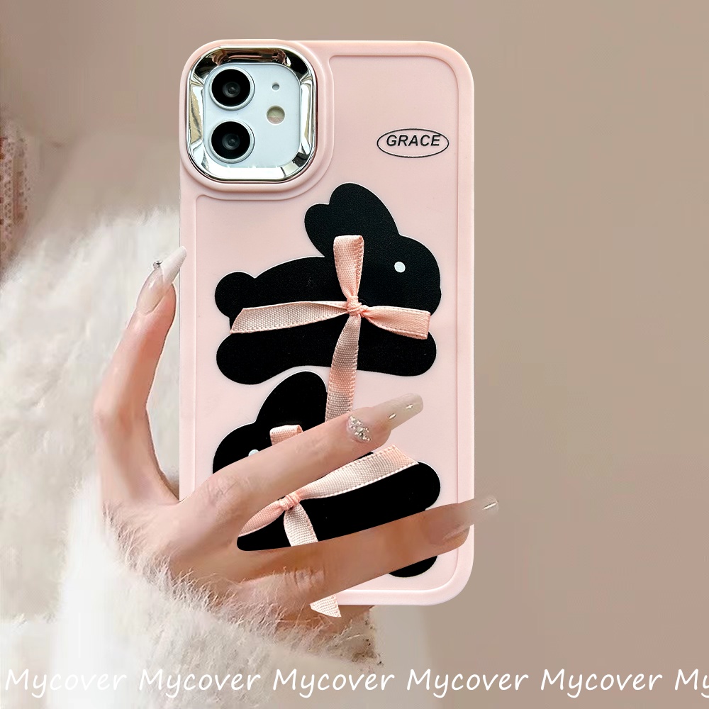 Ôp Điện Thoại Silicon Dẻo Tráng Gương 3d Hình Cô Gái Dễ Thương Cho iphone 11 12 13 14 15 pro max x xr xs 8 7 6 plus se 2020 Ốp