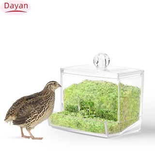 Thức ăn tự động gà Rutin Hộp đựng thức ăn chống lật dung tích lớn Đồ dùng cho động vật nhỏ