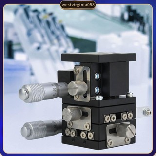 Westvirginia058 LD40-LM 3 trục XYZ Bệ cắt tỉa giai đoạn tuyến tính Bàn trượt điều chỉnh vòng bi 40x40mm