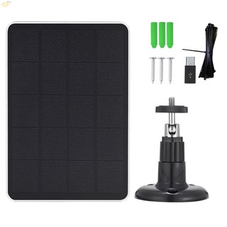 【VARSTR】Solar Panel Black Monocrystalline Silicon USB-C Connector Weatherproof White