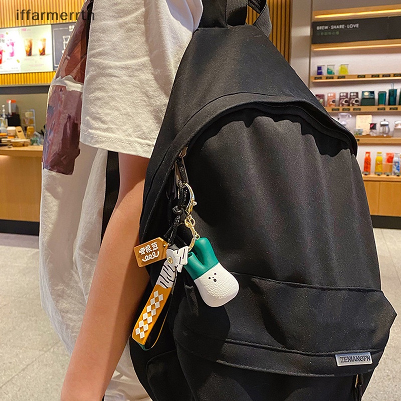 Iff Móc Khóa Điện Thoại / Chìa Khóa Xe Hơi / Túi Xách Hình Cây Nấm Củ Cải Dễ Thương Sáng Tạo Làm Quà Tặng Cho Trẻ Em hye