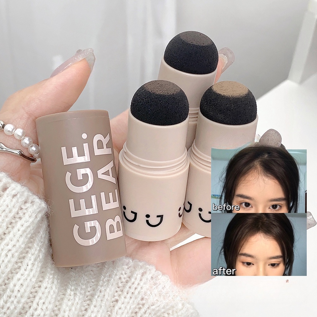 Gege bear Hairline Stick Chống thấm nước và chống mồ hôi Bột làm đầy chân tóc Phấn tạo khối