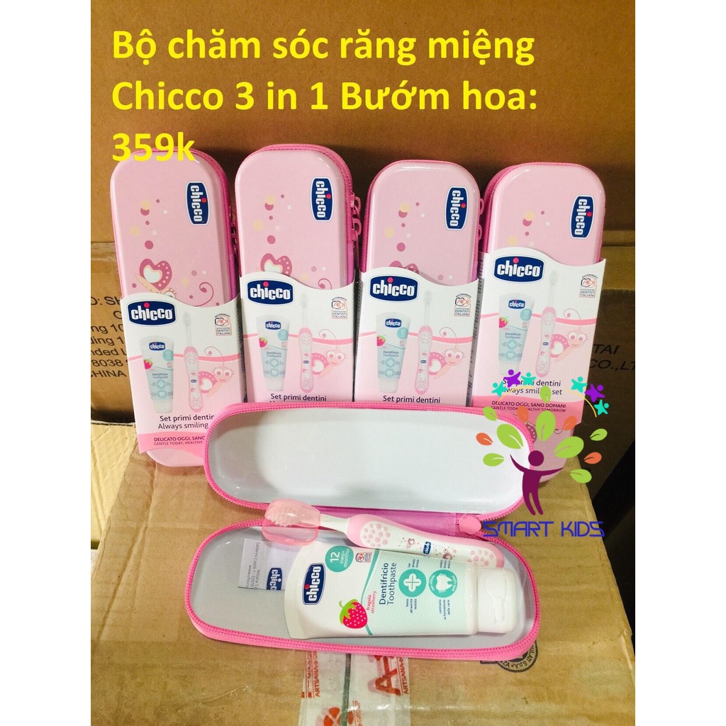 Bộ chăm sóc răng miệng 3 in 1 Chicco