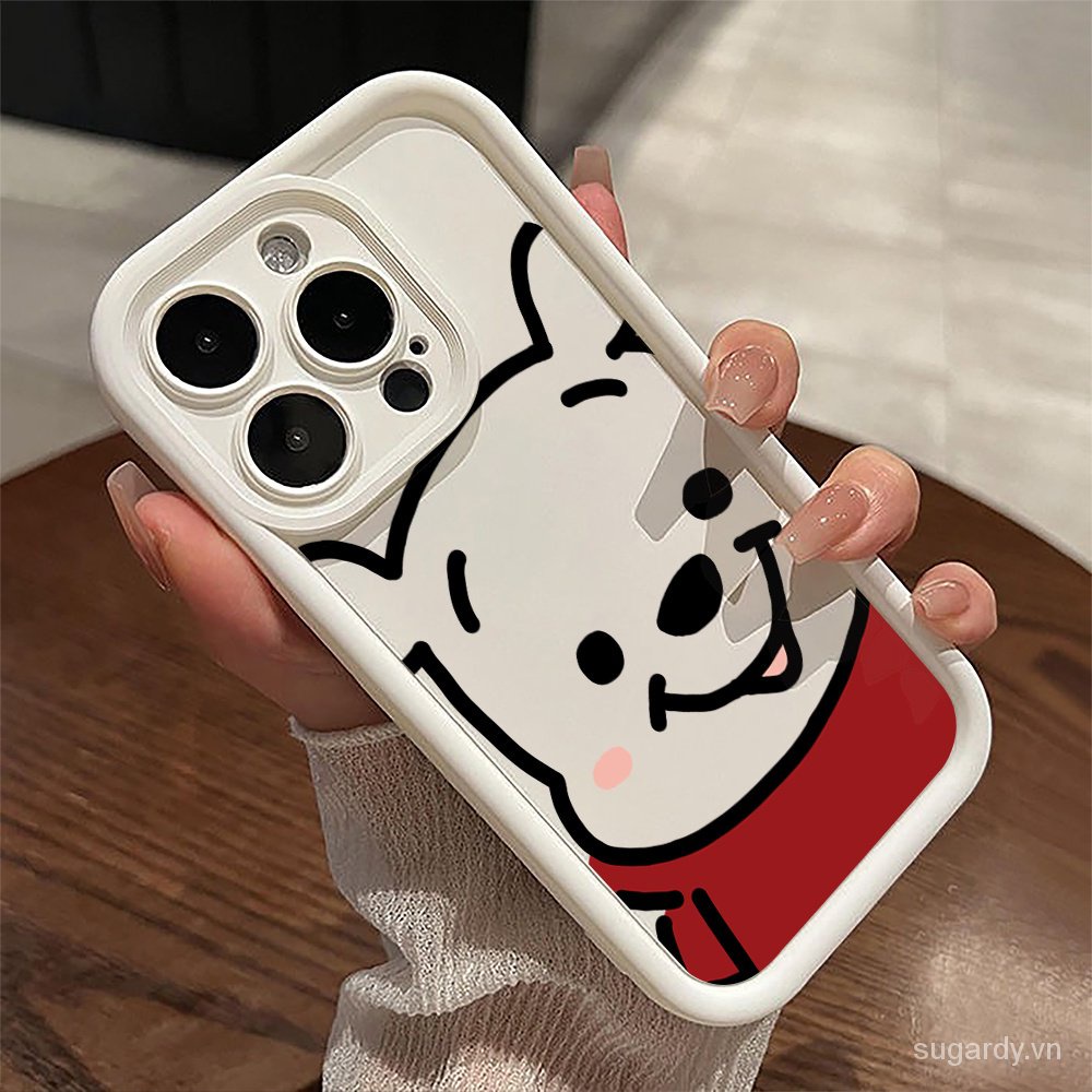 Dễ Thương Ốp Điện Thoại Hình winnie the pooh Cho iphone 15promax 15pro 14promax 13promax 15 14 13 12 11Promax xr Xsmax 14plus 15plus 7 8 plus