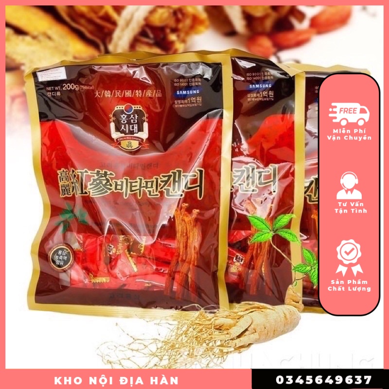 Kẹo Sâm Dẻo Hàn Quốc 200g