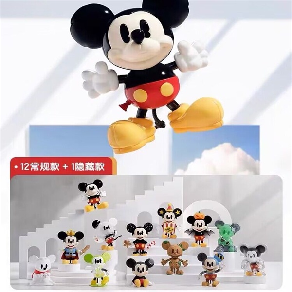 ★Đồ Chơi hgtoys hgtoys★ Búp Bê Chuột mickey Nhồi Bông popmart   popmart Turious series mystery box Không Tay Trang Trí Quà Tặng Trang Trí