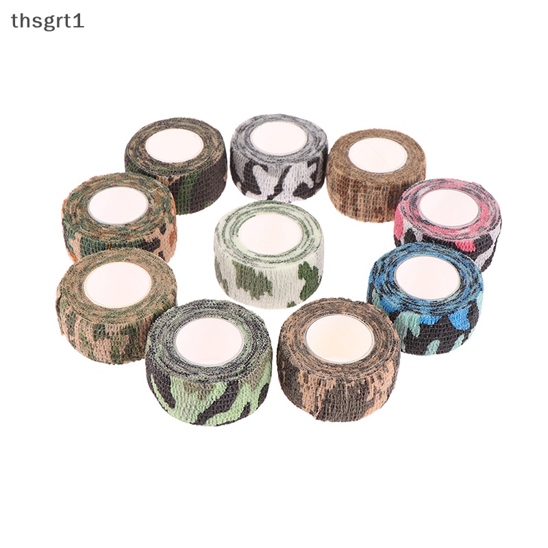 Set 2 Cuộn Băng Keo Tự Dính Co Giãn Nhiều Màu Dài 4.5m thsgrt1