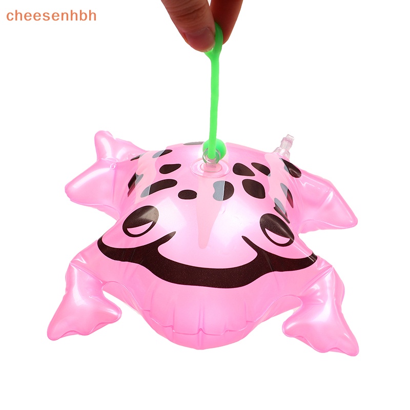 Chehbh Đồ Chơi Bơm Hơi Bằng pvc Hình Chú Ếch Dạ Quang Cho Bé vn