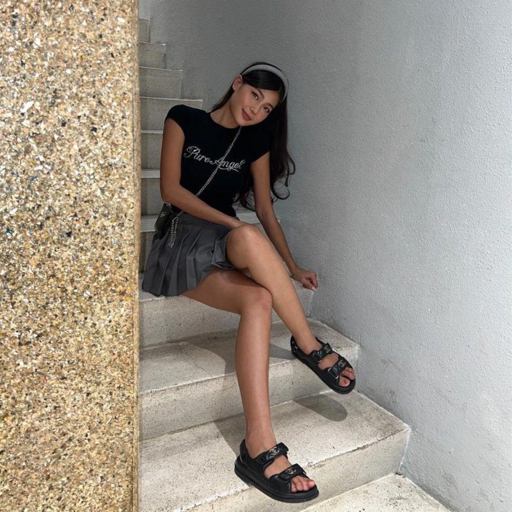 Áo thun Baby Tee DaaLaa Store kiểu đính đá xinh xắn Pure Angel A5884