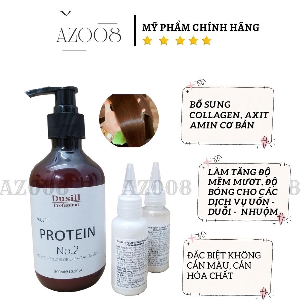protein Dusill hấp ủ phục hồi tóc nát, tóc hư tổn hiệu quả Hàn Quốc 20ml/chai KKLICK77 tặng mặt nạ + nón ủ