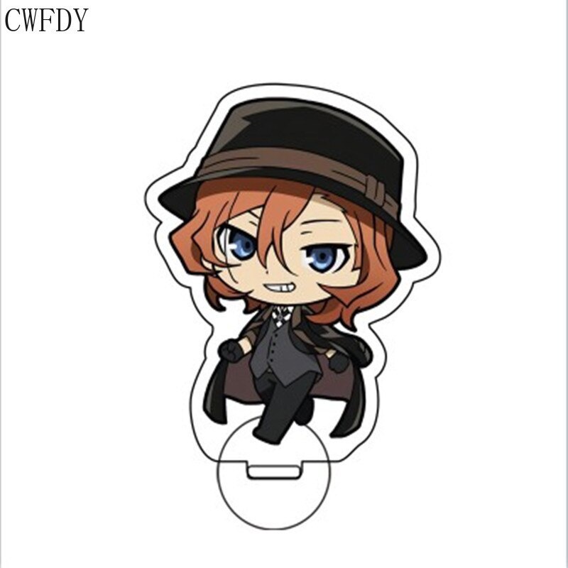 Mô hình standee Anime Figures Bungo Stray Dogs Acrylic Stand Dazai Osamu Kunikida Doppo Edogawa Rampo 8cm