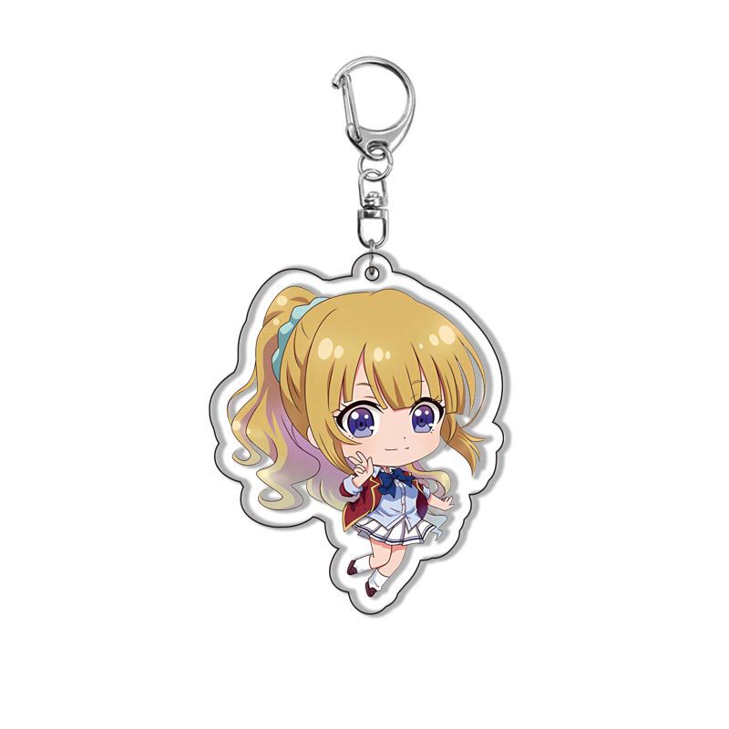 Chào mừng bạn đến với lớp học về sức mạnh tối cao Móc khóa acrylic Mặt dây chuyền sáng tạo Ayanokouji Kiyotaka DIY