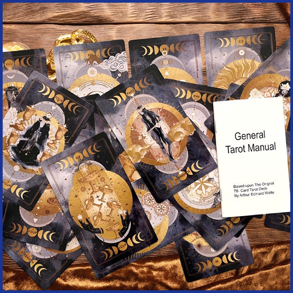 Bộ Thẻ Trò Chơi board game lucine tarot midnight oracle Cho Gia Đình Và Bạn Bè