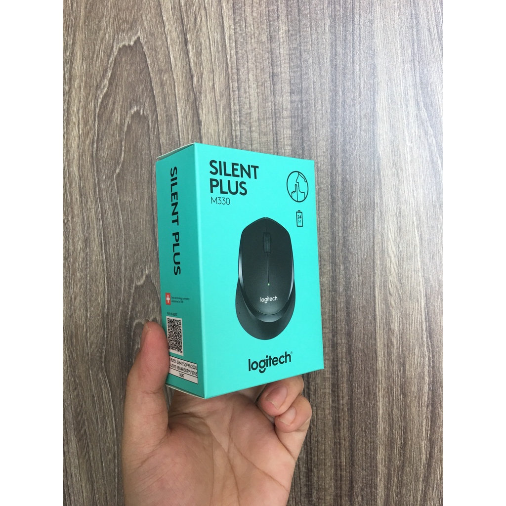 Chuột Không Dây Logitech M330 Silent Plus - Hàng Chính Hãng