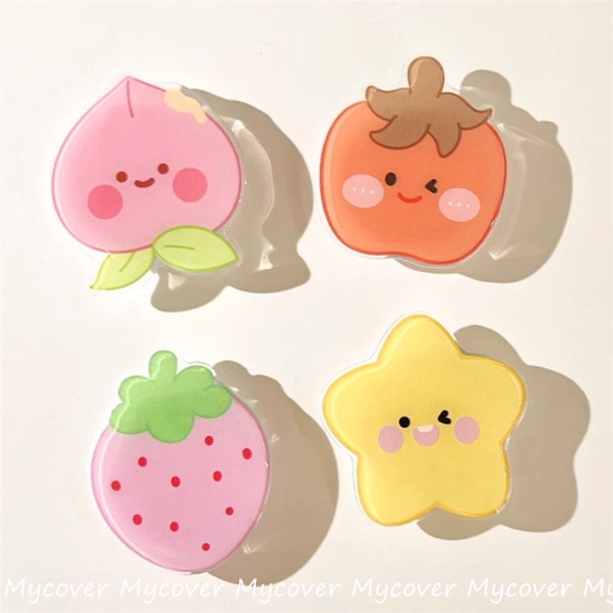 Giá Đỡ Điện Thoại Hình Ngôi Sao / Dâu Tây / Đào / Quả Đào Ngọt Ngào Dễ Thương Phù Hợp Với Mọi Loại Điện Thoại