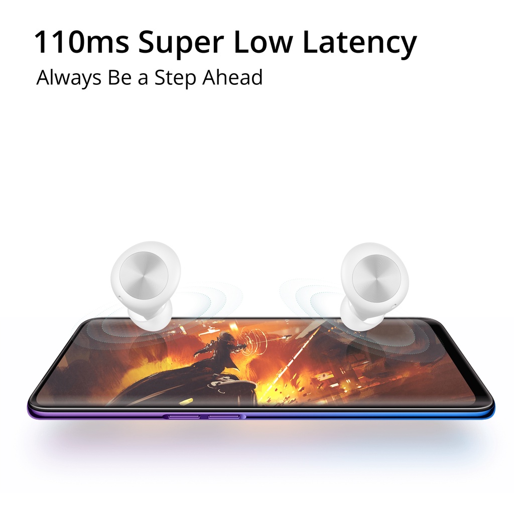 Realme Tai Nghe Chụp Tai Không Dây Kết Nối bluetooth 5.0 110ms dizo gopods d tws