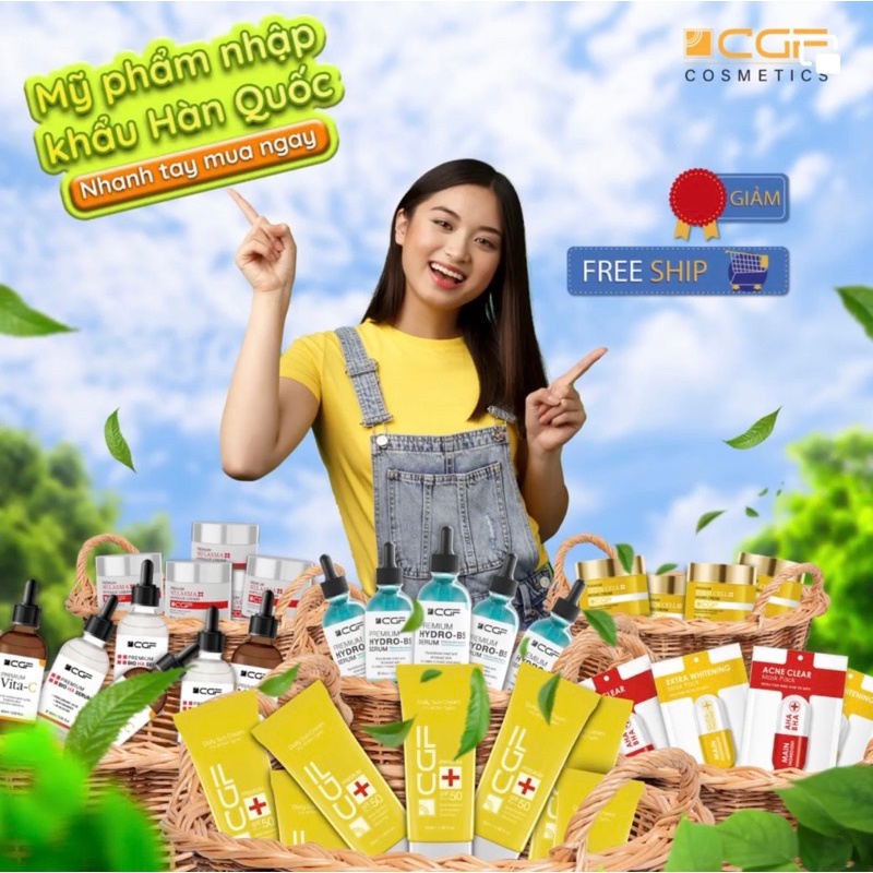 Mặt Nạ Căng Bóng Trắng Da CGF Hàn Quốc