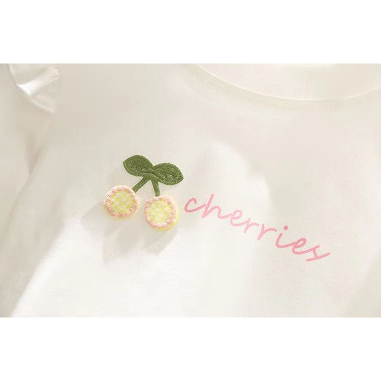 Áo Thun Tay Dài Thời Trang Cho Bé Gái 1-6 Tuổi