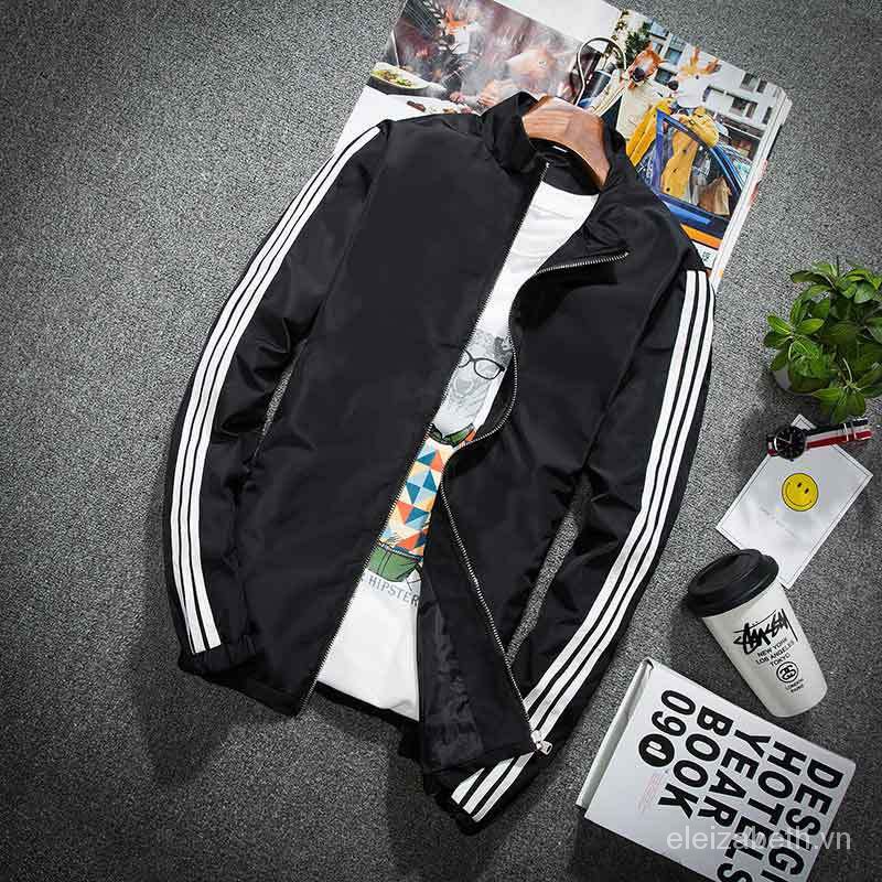 Áo Khoác Thể Thao Có Nón Thời Trang Trẻ Trung Cá Tính Cho Nam Kiểu Hàn Quốc