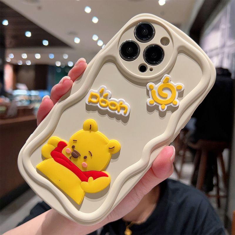 Hoạt Hình Ốp Điện Thoại Hình Gấu Dâu Tây Xinh Xắn Dành Cho iphone 14 iphone 12 iphone 1