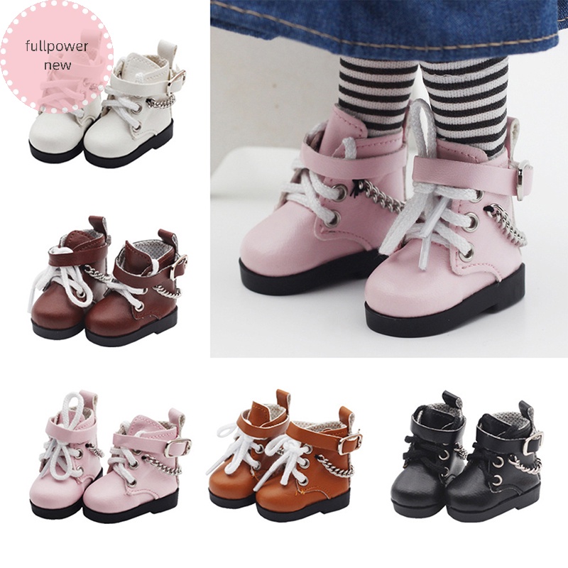 Giày Thể Thao mini Bằng pu Cao Cấp Cho Búp Bê american paola reina Tỉ Lệ 1 / 6