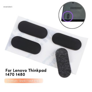 4Pieces Laptop Foot Pad Bottom Case Rubber Feet For Thinkpad T470 T480 Notebook