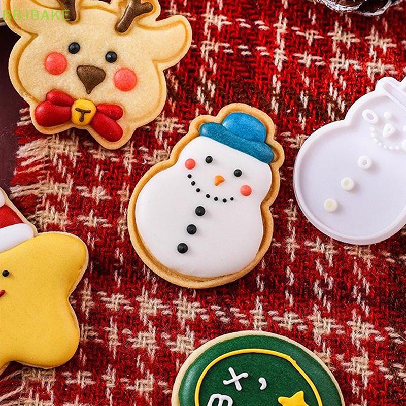 Bộ 8 / 10 / 11 Khuôn Làm Bánh Quy Chủ Đề Giáng Sinh