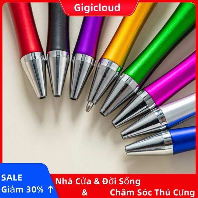 Gigicloud Bút Bi Bằng Nhựa Hình Trái Tim Nhiều Màu Dễ Thương Cho Học Sinh / Văn Phòng