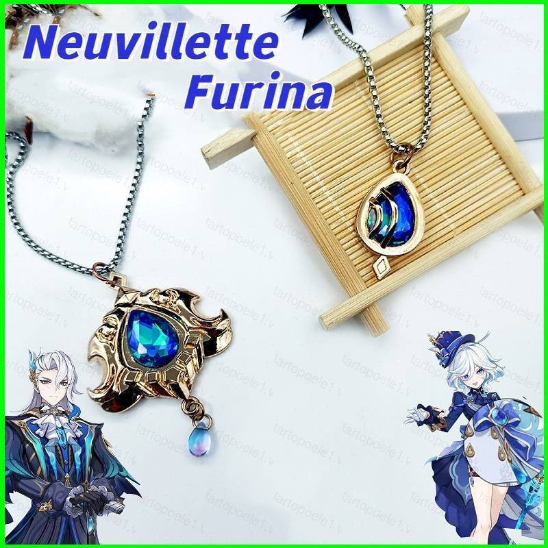 Genshin Vòng cổ Mặt Hình anime neuvillette furina Dễ Thương