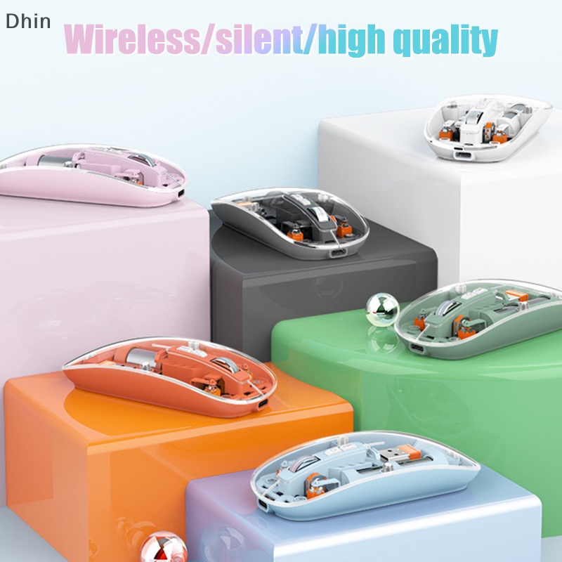Chuột Ba Chế Độ Trong Suốt M233 Không Dây 2.4g Có Thể Sạc Lại Phù Hợp Cho Game pc