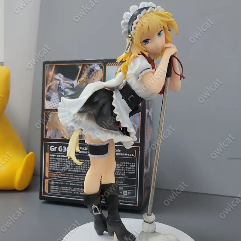 Mô Hình Nhân Vật Girls Frontline No.064 HK G36  20cm Maid Chief Bartender Meido Tyou Packed in Box PVC Model Rarely 4 Star Game Character Gr G36 Figure