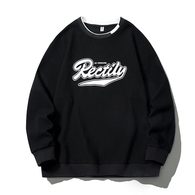 Áo Thun Tay Dài Cổ Tròn Dáng Rộng Thời Trang Thu Đông Cho Nam size m-3xl2023