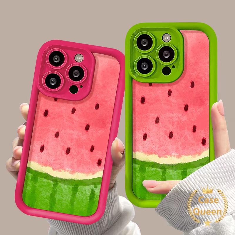 Hoạt Hình Ốp Điện Thoại Mềm Hình Dưa Hấu Cho iphone 7plus 11 15 14 13 12 pro max 7 6s 8 6 plus xr x xs max se 2020
